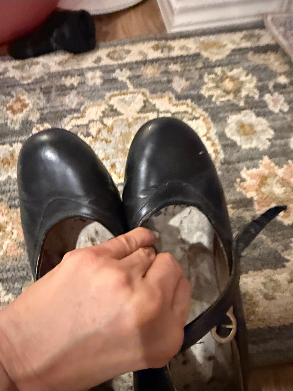 Classic Flamenco Black Mary Jane  shoes with Buckle Strap Mexican Miguelitobrand - Picture 5 of 5